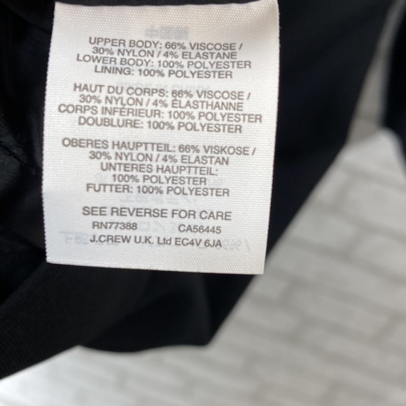 J.Crew black dress with a ruffle detail on waist size 4T - Picture 6 of 12